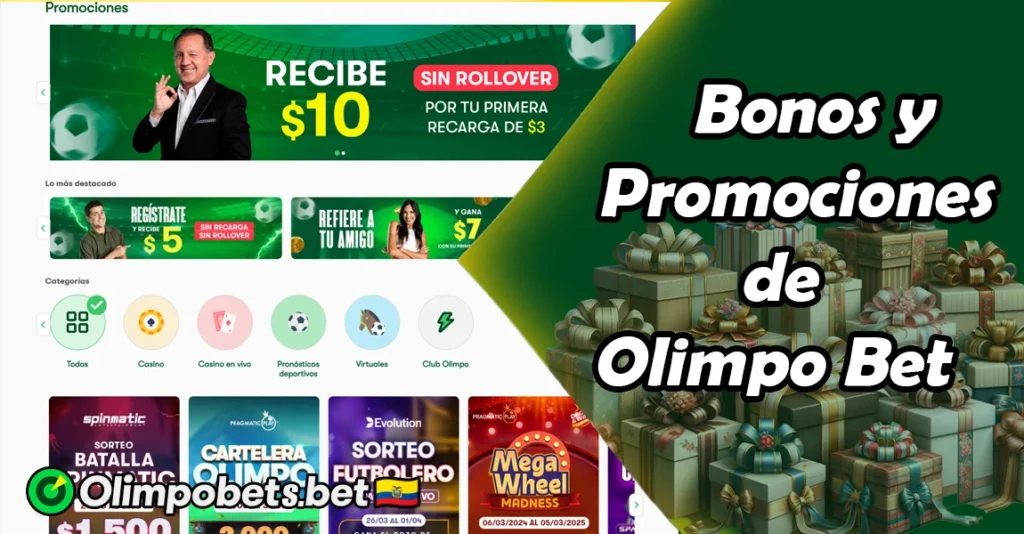 Bonos y Promociones de Olimpobet